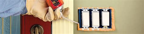 great stuff to seal in a electrical box|best way to insulate outlets.